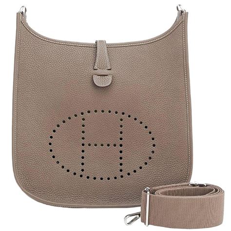 hermes evelyne bag etoupe|hermes evelyne shoulder bag.